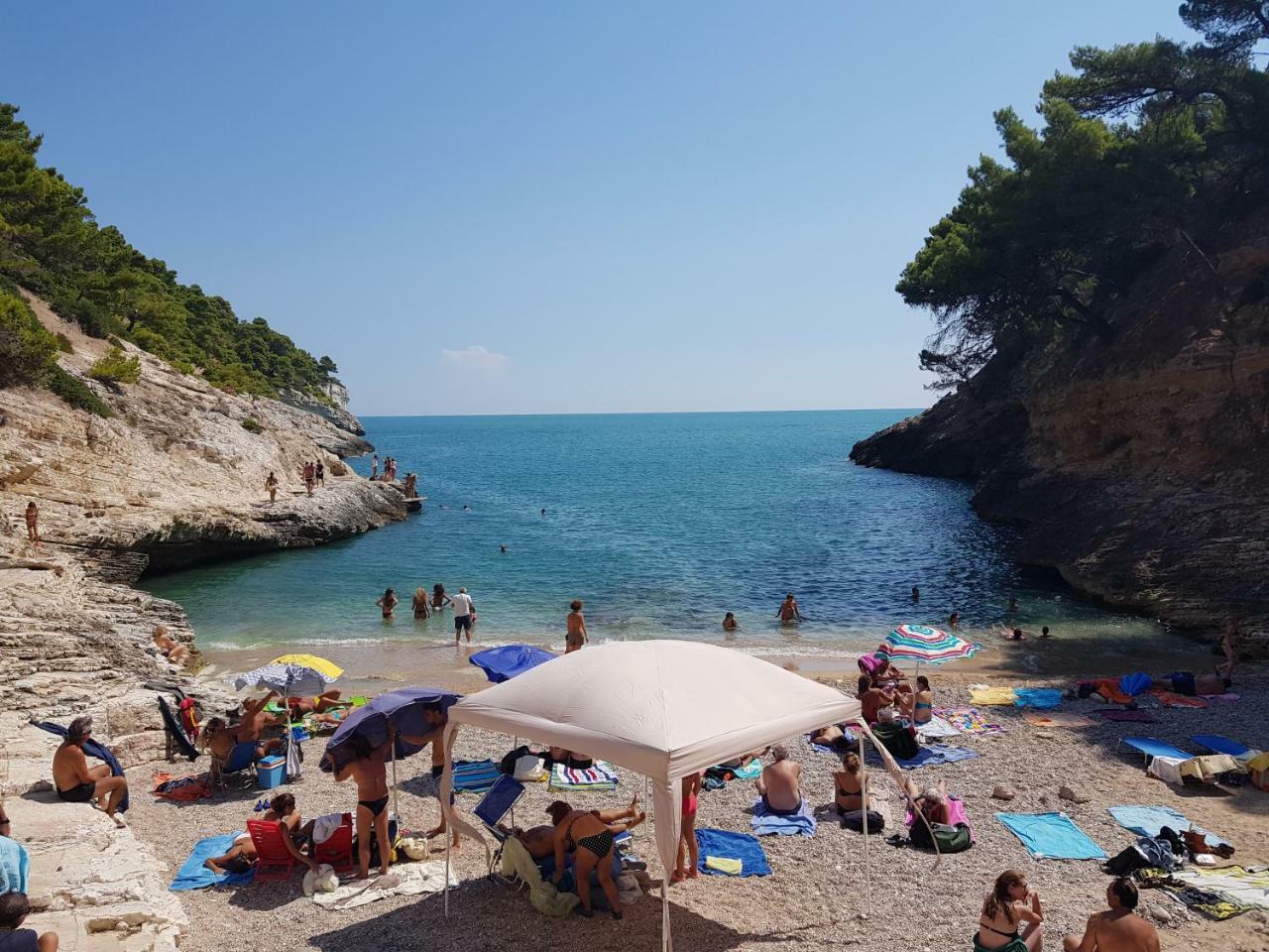 Villa Cala Della Pergola Vieste Bagian luar foto