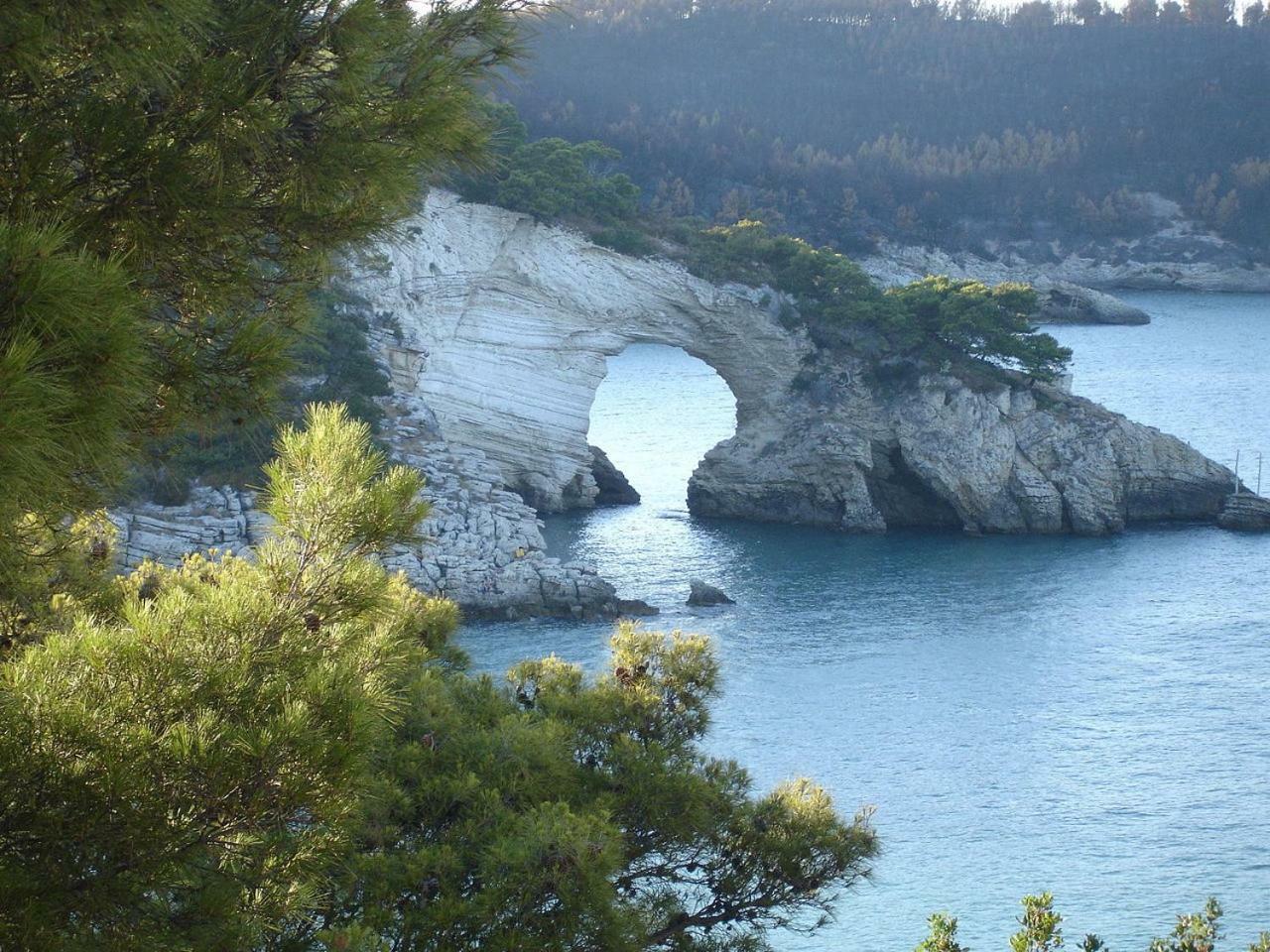 Villa Cala Della Pergola Vieste Bagian luar foto